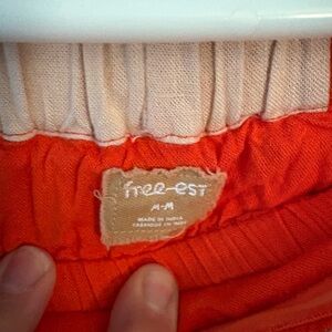 Freest Orange Tiered one piece jumper